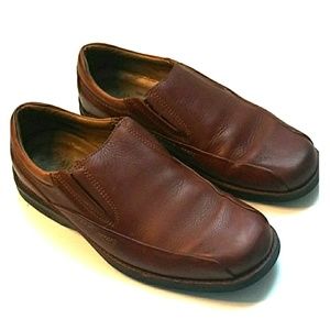 Johnston & Murphy comfort flex leather slipons